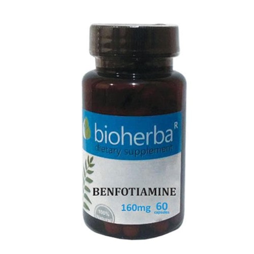 БИОХЕРБА БЕНФОТИАМИН капсули 160 мг. 60 броя /  BENFOTIAMINE