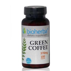ЗЕЛЕНО КАФЕ БИОХЕРБА капсули 370 мг. 100 броя /  GREEN COFFE