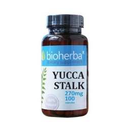 ЮКА СТЕБЛО БИОХЕРБА капсули 270 мг. 100 броя /  YUCCA STALK