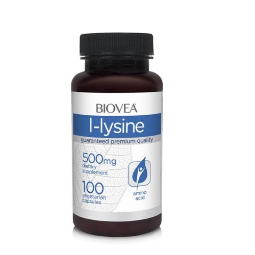БИОВЕА L-ЛИЗИН капсули 500 мг. 100 броя /  L - LYSINE
