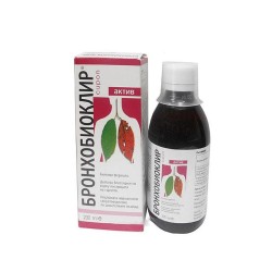 БРОНХОБИОКЛИР АКТИВ ПРИ СУХА КАШЛИЦА 200 мл. / BRONHOBIOKLIR ACTIVE SYRUP FOR DRY COUGH
