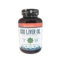 МАСЛО ОТ ТРЕСКА + ЕКСТРАКТ ОТ СМИНДУХ капсули 60 броя /  COD LIVER OIL WITH FENUGREEK