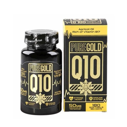 КОЕНЗИМ Q10 PURE GOLD капсули 50 мг. 180 броя /  PURE GOLD Q10 capsules 50 mg. x 180