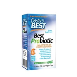 ДОКТОР'С БЕСТ ПРОБИОТИК 20 МИЛИАРДА капсули 30 броя /  DIGESTIVE PROBIOTIC 20 BILLION