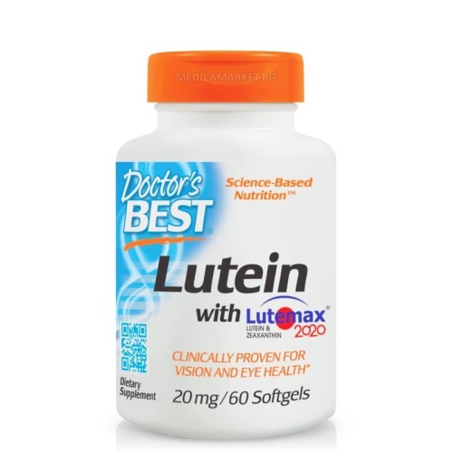 DOCTOR'S BEST LUTEIN 20 мг. 60 софтгел капс.