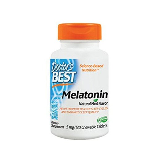 ДОКТОР'С БЕСТ МЕЛАТОНИН дъвчащи таблетки 5 мг. 120 броя /  MELATONIN