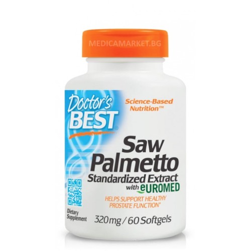 DOCTOR'S BEST SAW PALMETTO 320 мг. 60 софтгел капс.