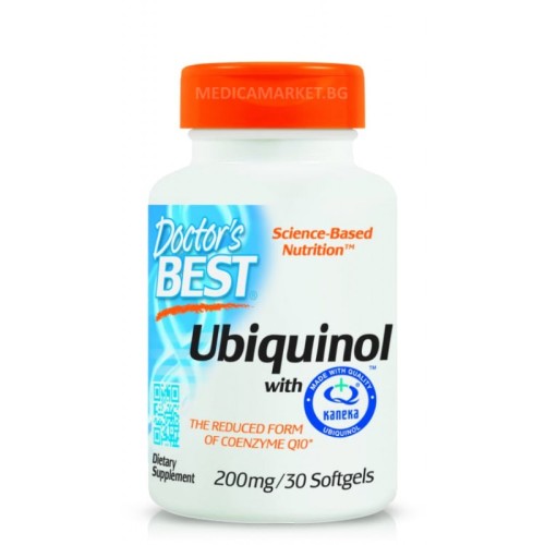 DOCTOR'S BEST UBIQUINOL (COQ10) 100 мг. 60 софтгел капс.