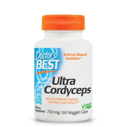 DOCTOR'S BEST ULTRA CORDYCEPS 750 мг. 60 капс.