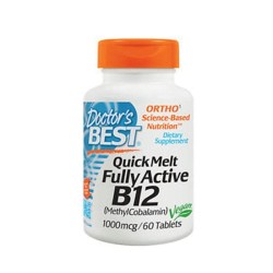 ДОКТОР'С БЕСТ ВИТАМИН Б12 дъвчащи таблетки 60 броя /  FULLY ACTIVE B12