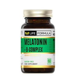 ЛАЙФ ФОРМУЛА МЕЛАТОНИН + B КОМПЛЕКС капсули 60 броя /  LIFE FORMULA MELATONIN + B COMPLEX
