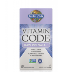 GARDEN OF LIFE VITAMIN CODE RAW PRENATAL 180 капс.