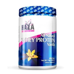 ХАЯ ЛАБС 100% СУРОВАТЪЧЕН ПРОТЕИН ВАНИЛИЯ 454 гр. /  ALL NATURAL WHEY PROTEIN VANILLA