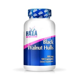 ХАЯ ЛАБС ЧЕРЕН ОРЕХ капсули 500 мг. 100 броя /  BLACK WALNUT HULLS