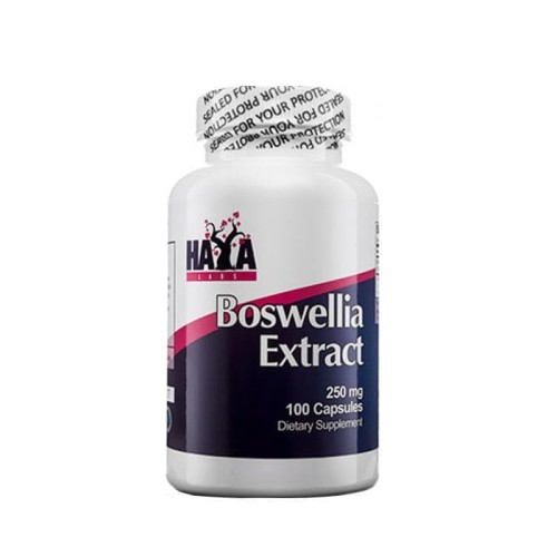 ХАЯ ЛАБС БОСВЕЛИЯ ЕКСТРАКТ капсули 250 мг. 100 броя /  BOSWELLIA EXTRACT