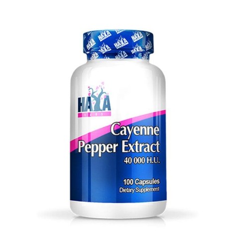 ХАЯ ЛАБС ЕКСТРАКТ ОТ ЛЮТ ЧЕРВЕН ПИПЕР капсули 100 броя /  CAYENNE PEPPER EXTRACT