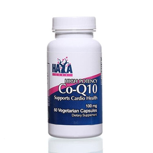 ХАЯ ЛАБС КОЕНЗИМ Q10 дражета 100 мг. 60 броя /  COQ10 (COENZYME Q10)