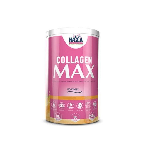 ХАЯ ЛАБС КОЛАГЕН МАКС С ВКУС НА ПРАСКОВА прах 395 гр. /  COLLAGEN MAX powder PEACH