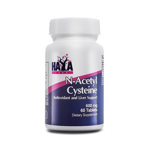 ХАЯ ЛАБС N-АЦЕТИЛ L-ЦИСТЕИН таблетки 600 мг. 60 броя /  N-ACETYL L-CYSTEINE