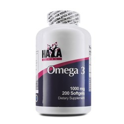 ХАЯ ЛАБС ОМЕГА 3 дражета 1000 мг. 200 броя /  OMEGA 3