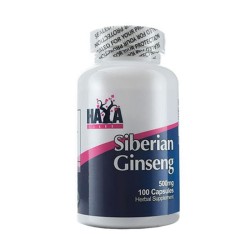 ХАЯ ЛАБС СИБИРСКИ ЖЕНШЕН капсули 500 мг. 100 броя /  SIBERIAN GINSENG
