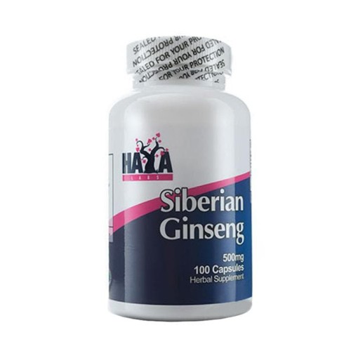 ХАЯ ЛАБС СИБИРСКИ ЖЕНШЕН капсули 500 мг. 100 броя /  SIBERIAN GINSENG