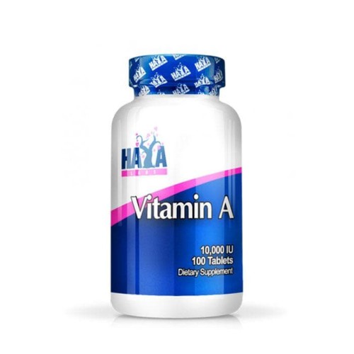 ХАЯ ЛАБС ВИТАМИН А софтгел капсули 10 000 IU 100 броя /  VITAMIN A 10 000 IU