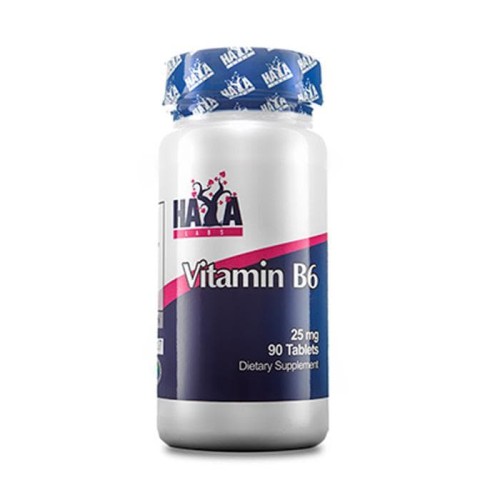 ХАЯ ЛАБС ВИТАМИН Б6 таблетки 25 мг. 90 броя /  VITAMIN B6