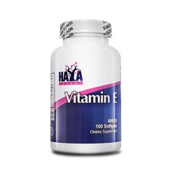 ХАЯ ЛАБС НАТУРАЛЕН ВИТАМИН Е дражета 400 IU 100 броя /  VITAMIN E