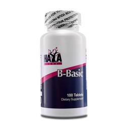 ХАЯ ЛАБС ВИТАМИНИ Б-КОМПЛЕКС таблеки 100 броя /  B-BASIC