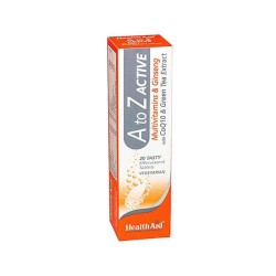МУЛТИВИТАМИНИ ОТ А ДО Я АКТИВ ефервесцентни таблетки 20 броя /  A TO Z ACTIVE MULTIVITAMINS & GINSENG