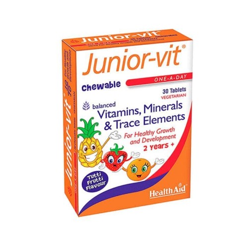 ДЖУНИЪР-ВИТ дъвчащи таблетки 30 броя / JUNIOR-VIT ДЖУНИЪР-ВИТ дъвчащи таблетки 30 броя / JUNIOR-VIT
