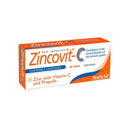 ЦИНКОВИТ С дъвчащи таблетки 60 броя / ZINCOVIT ЦИНКОВИТ С дъвчащи таблетки 60 броя / ZINCOVIT