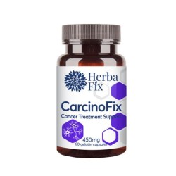 ХЕРБА ФИКС КАРЦИНОФИКС капсули 450 мг. 60 броя /  CARCINOFIX CANCER TREATMENT SUPPORT