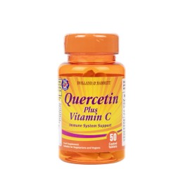 КВЕРЦЕТИН + ВИТАМИН Ц таблетки 50 броя / HOLLAND & BARRETT QUERCETIN PLUS VITAMIN C