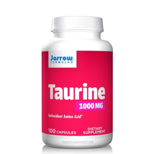 JARROW FORMULAS TAURINE 1000 мг. 100 капс.