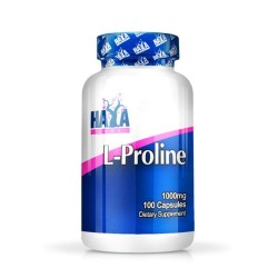 ХАЯ ЛАБС L-ПРОЛИН капсули 1000 мг. 100 броя /  L-PROLINE
