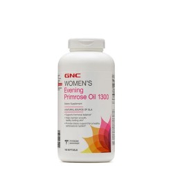МАСЛО ОТ ВЕЧЕРНА ИГЛИКА желирани капсули 1300 мг. 180 броя /  WOMENS EVENING PRIMROSE OIL 1300