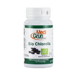 БИО ХЛОРЕЛА МЕДИ ГРЮН таблетки 400 мг. 60 броя / MEDI GRUN CHLORELLA