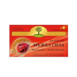 БИЛКОВ ЧАЙ МЪЖКА СИЛА филтър 20 броя БИЛКОВА АПТЕКА /  BULGARIAN HERBAL TEA MEN POWER