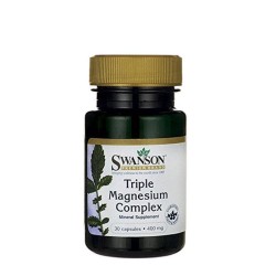 СУОНСЪН ТРОЕН МАГНЕЗИЕВ КОМПЛЕКС капсули 400 мг. 30 броя /  TRIPLE MAGNESIUM COMPLEX