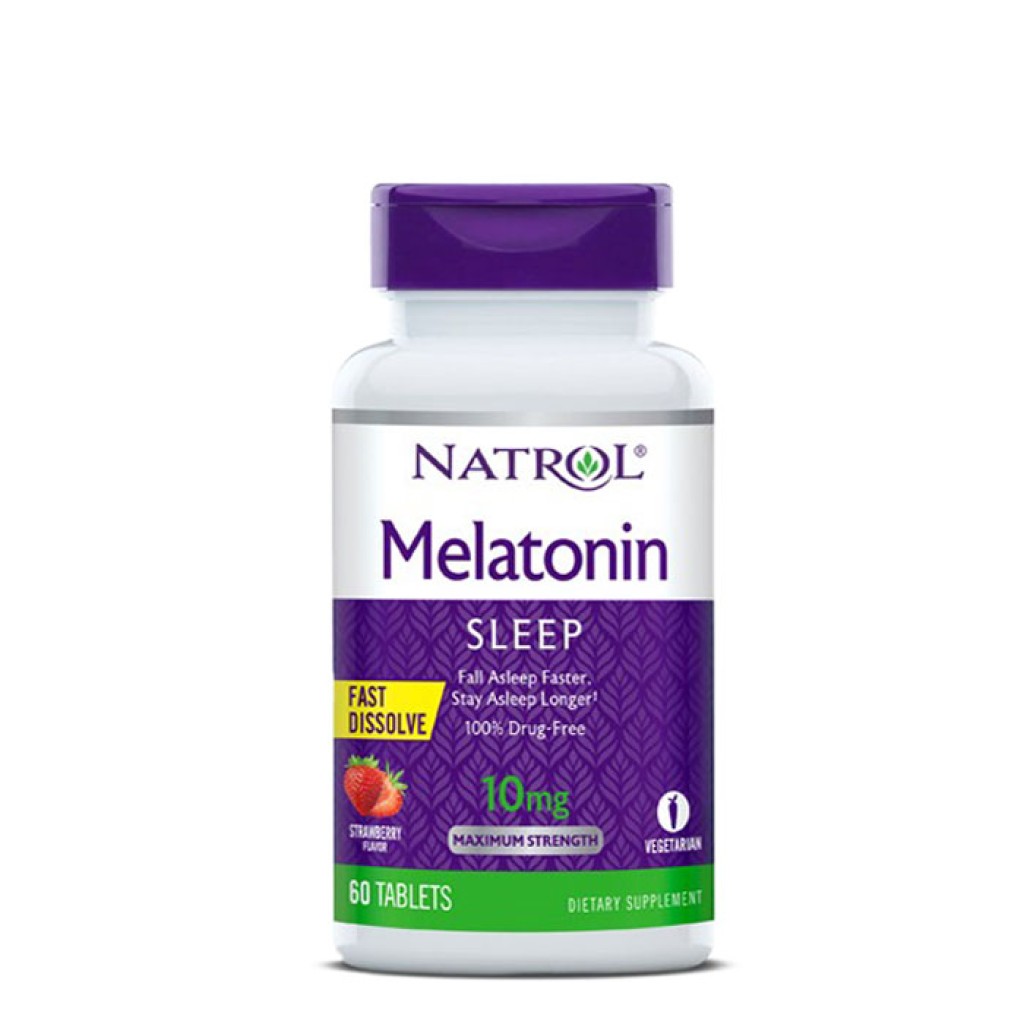 НАТРОЛ МЕЛАТОНИН таблетки 10 мг. 60 броя / MELATONIN tablets 10 mg. 60 ...