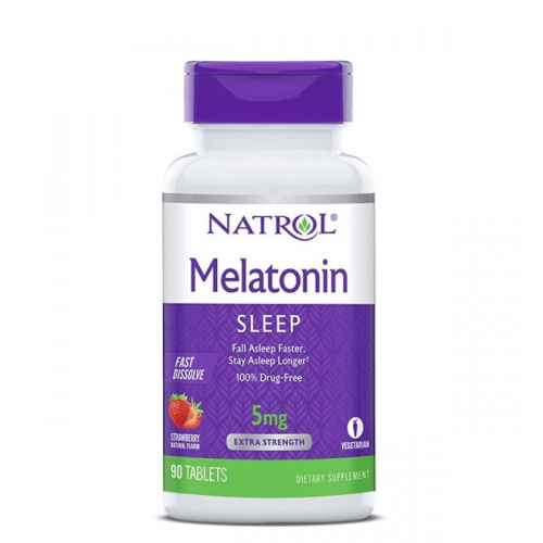 NATROL MELATONIN (бързоразтворим) 5 мг. 90 табл.