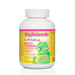 NATURAL FACTORS BIG FRIENDS МУЛТИВИТАМИНИ ЗА ДЕЦА 60 табл. NATURAL FACTORS BIG FRIENDS МУЛТИВИТАМИНИ ЗА ДЕЦА 60 табл.