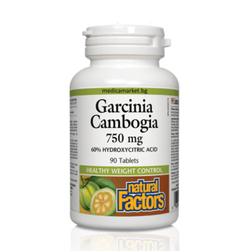 NATURAL FACTORS GARCINIA CAMBOGIA 750 мг. 90 табл.