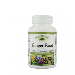 НАТУРАЛ ФАКТОРС ДЖИНДЖИФИЛ 1200 мг. капсули 90 броя /  GINGER