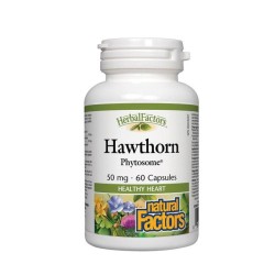 НАТУРАЛ ФАКТОРС ГЛОГ ФИТОЗОМИ капсули 50 мг. 60 броя /  HAWTHORN PHYTOSOME