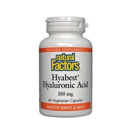 ХИАБЕСТ ХИАЛУРОНОВА КИСЕЛИНА капсули 100 мг. 60 броя /  HYABEST HYALURONIC ACID