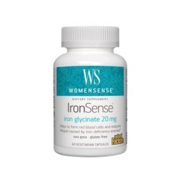 НАТУРАЛ ФАКТОРС ЖЕЛЯЗО капсули 668 мг. 60 броя /  IRON SENSE