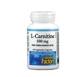 НАТУРАЛ ФАКТОРС L - КАРНИТИН капсули 60 броя /  L - CARNITINE